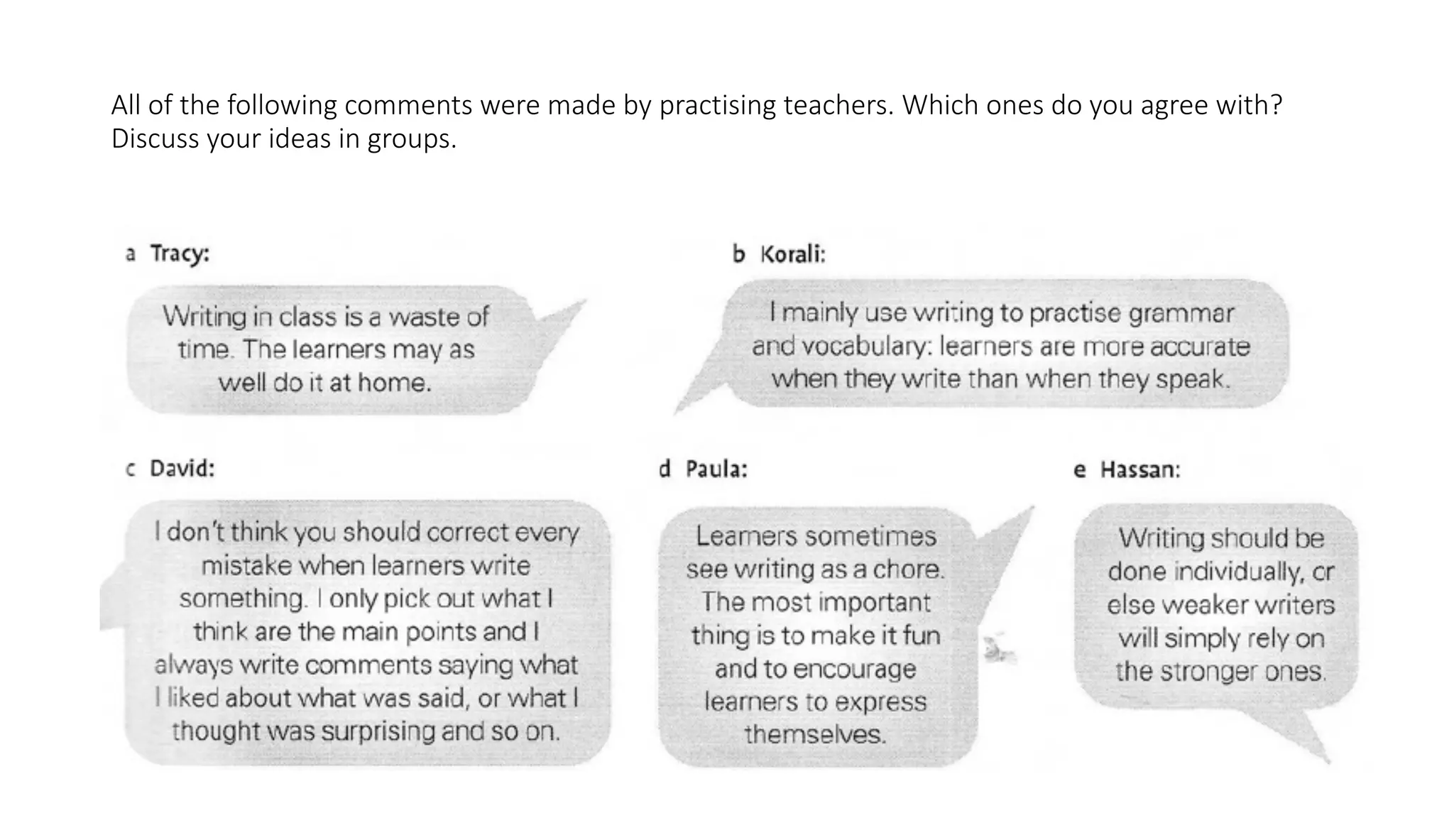 ELT201 Week 10 teaching writing | PDF