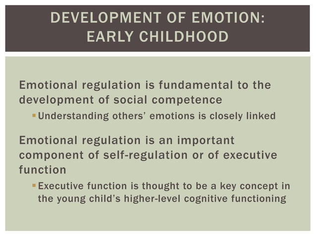 Week 10 Theories of Social Development, Emotional Development, and ...