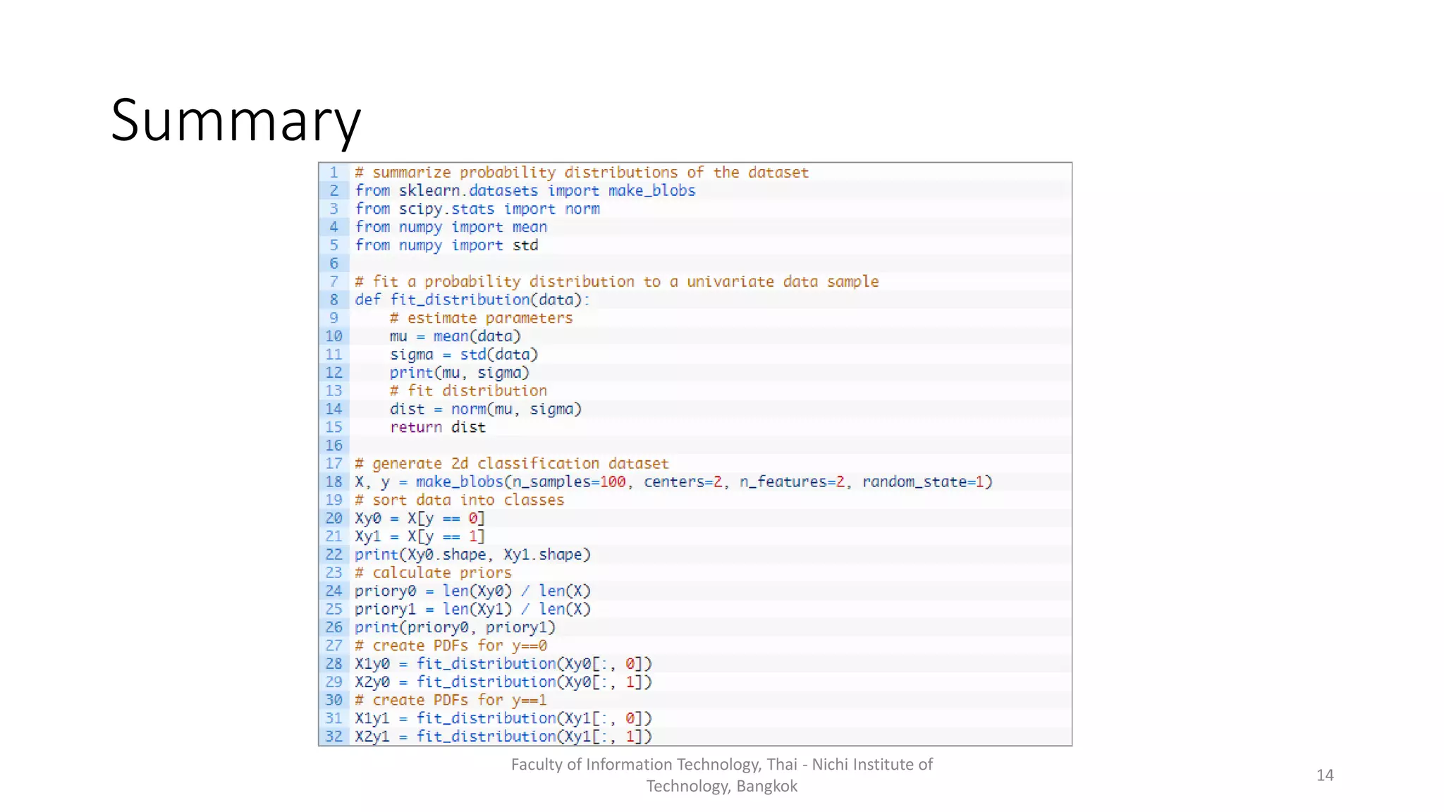 Week 11: Programming for Data Analysis | PPT