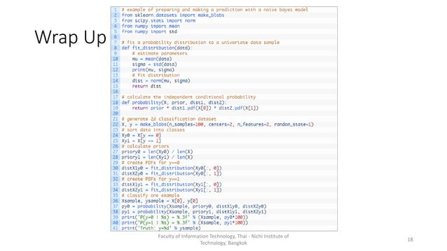 Week 11: Programming for Data Analysis | PPT