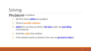 Comprehensive Introduction to Programming Fundamentals and Problem ...