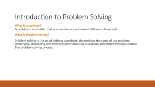 Comprehensive Introduction to Programming Fundamentals and Problem ...