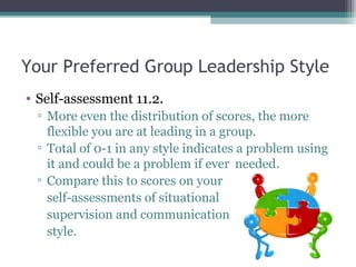 Handling Problem Team Members
• The Silent Member
▫ Usually not leaders – leaders should draw them out – team
needs input ...