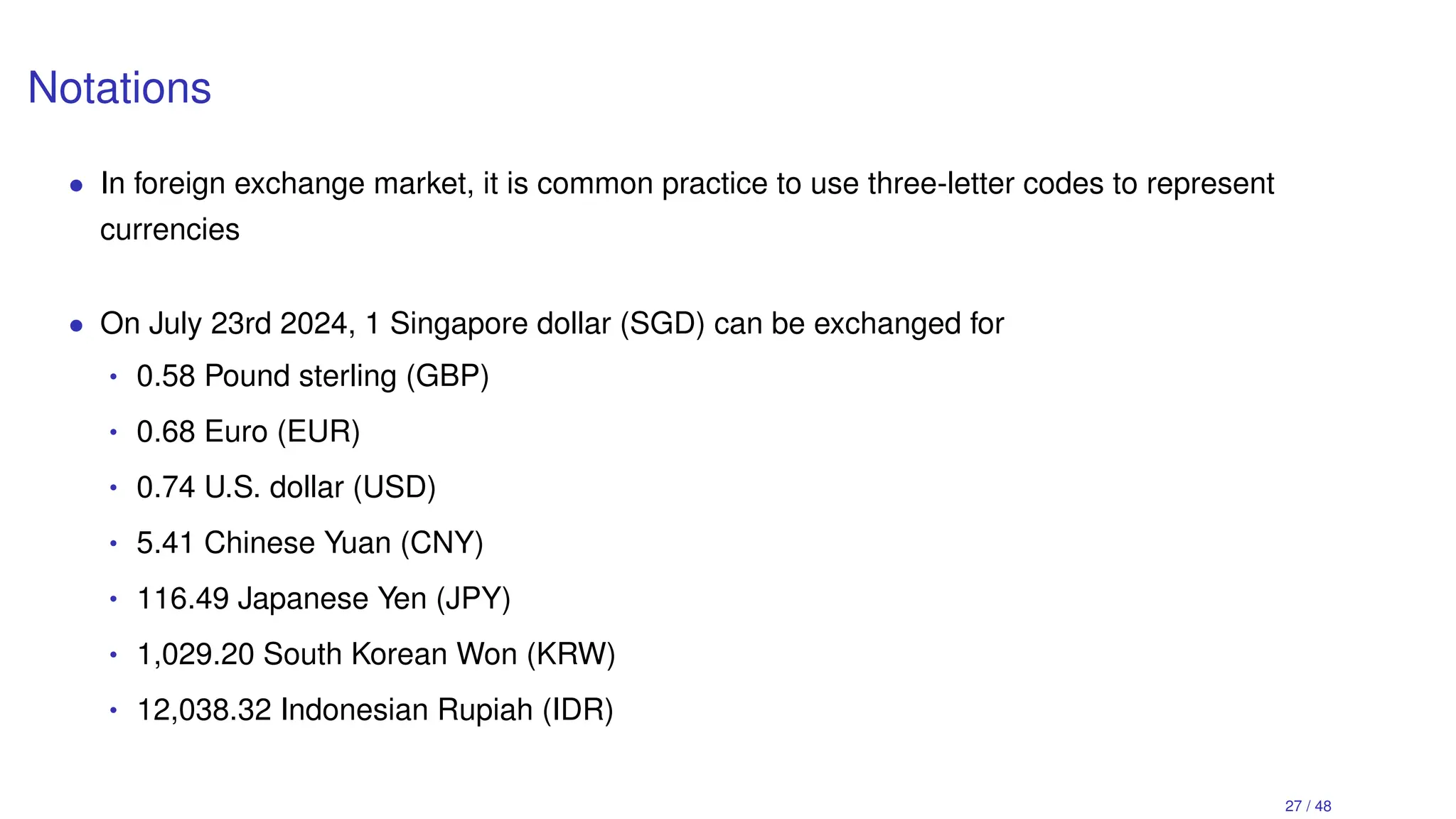International Economics Balance of Payments Lecture Slides | PDF