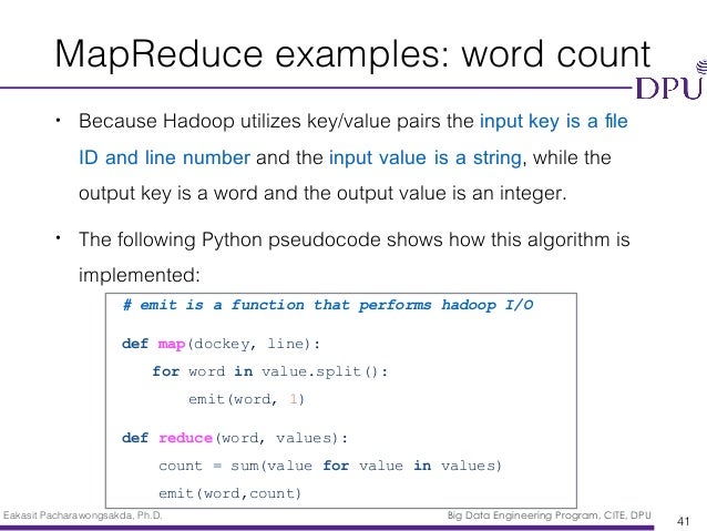 introduction to hadoop and mapreduce mapreduce examples
