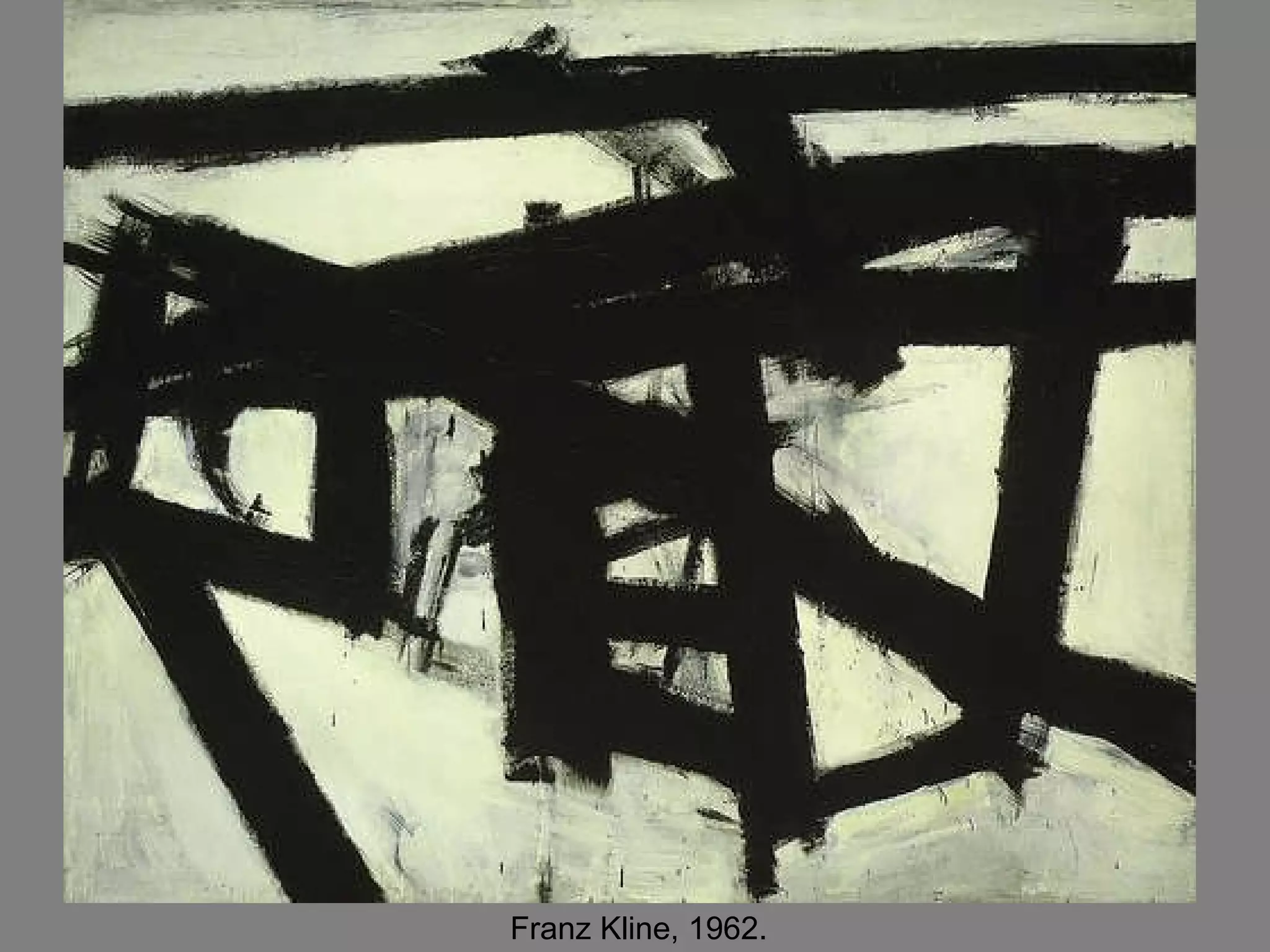 Franz Kline, 1962.   