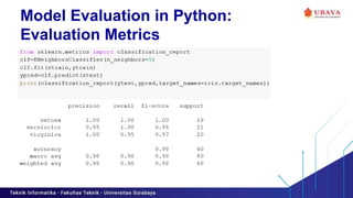 Week 11 Model Evalaution Model Evaluation | PPTX