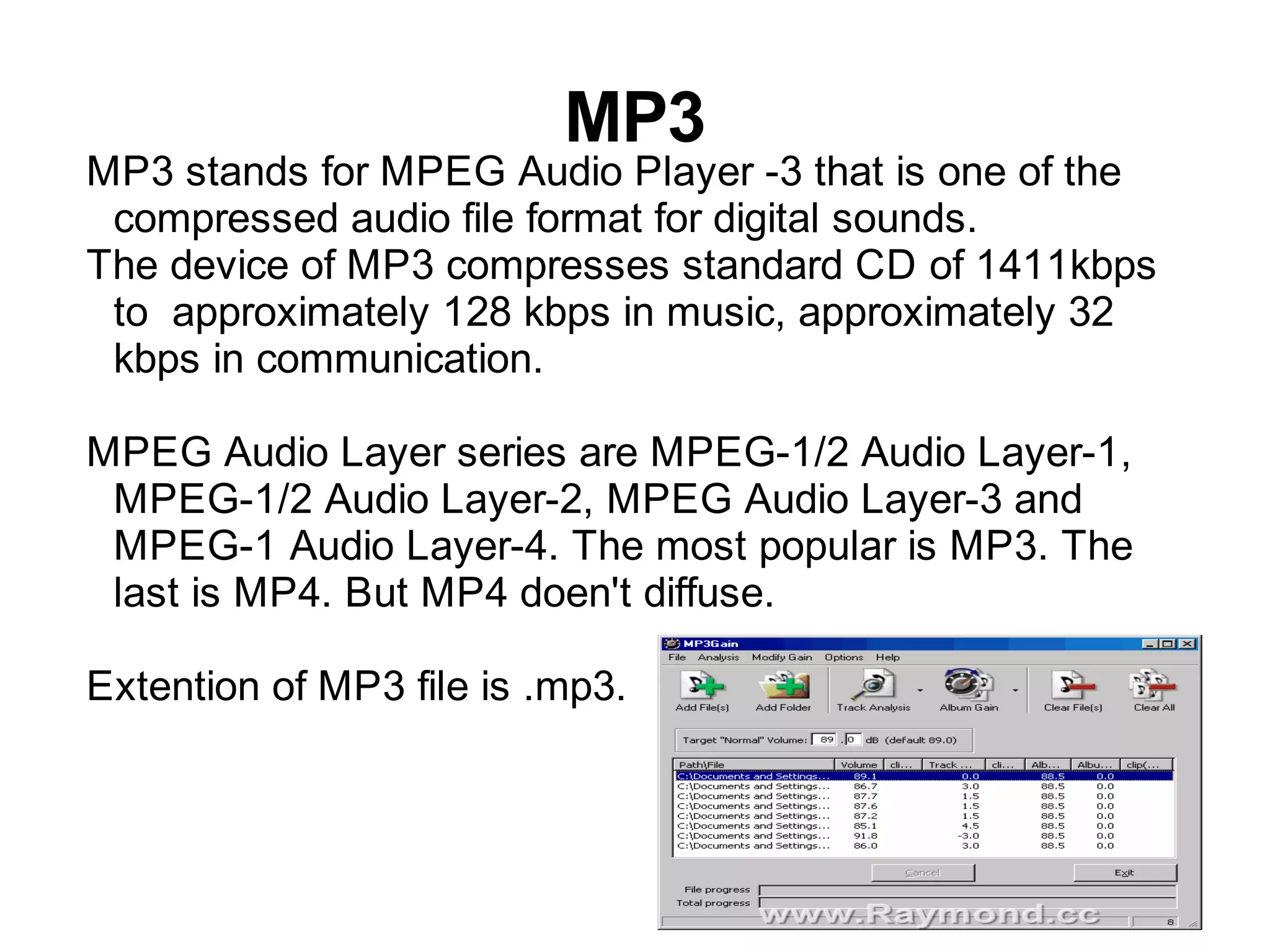 How MP3 Music Files