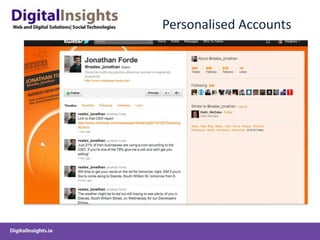 Personalised Accounts
 