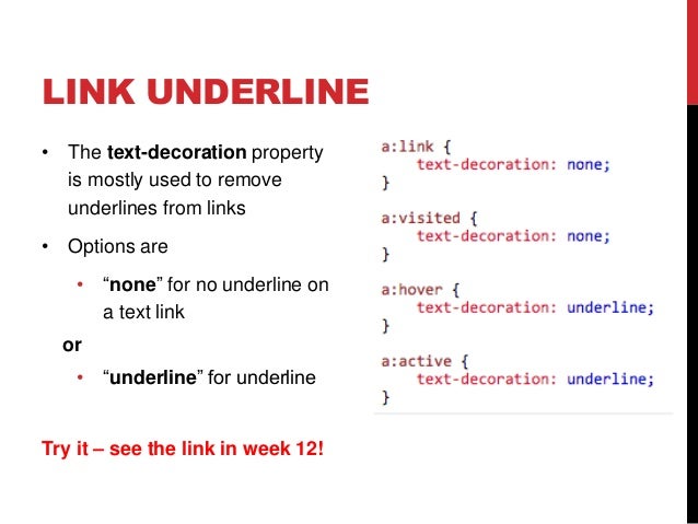 Week 12 Css Font Links