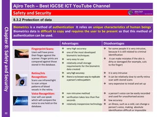 IGCSE ICT - Safety and Security - Ajiro Tech | PDF