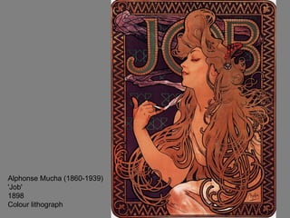 Alphonse Mucha (1860-1939) 'Job' 1898 Colour lithograph  