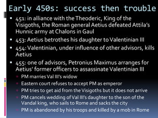 Fall of the Roman Empire | PPTX
