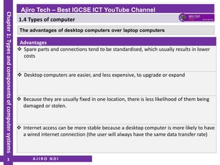 IGCSE ICT - Types and Components of Computer Systems - Types of ...