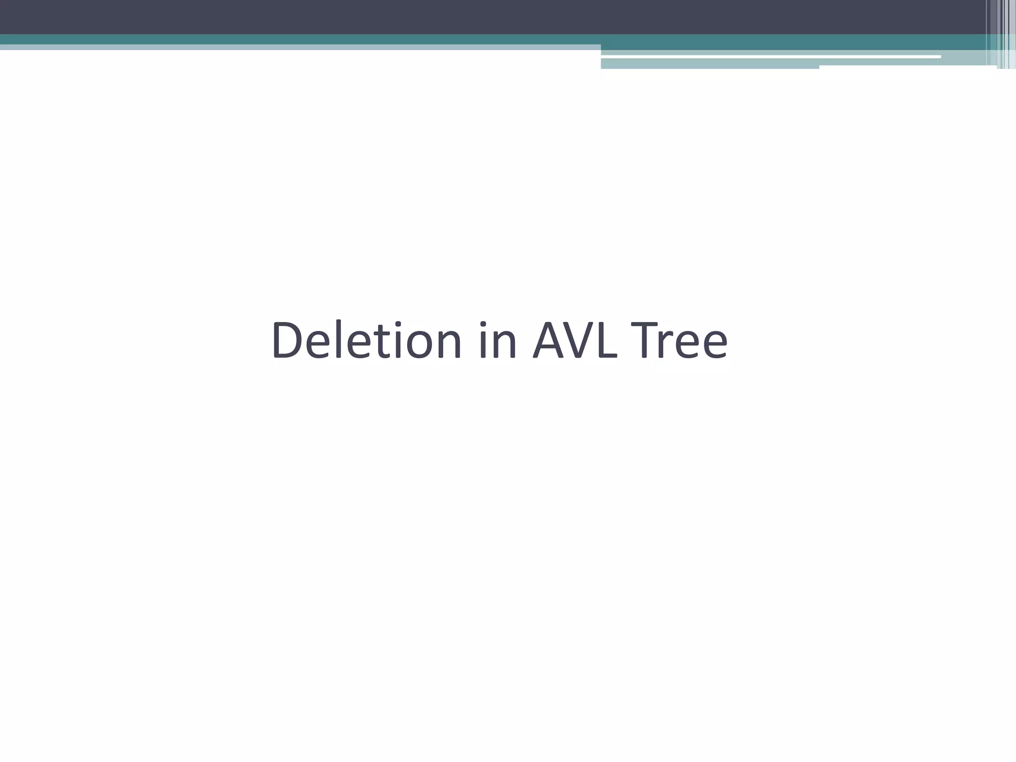 AVL Tree Data Structure | PPTX