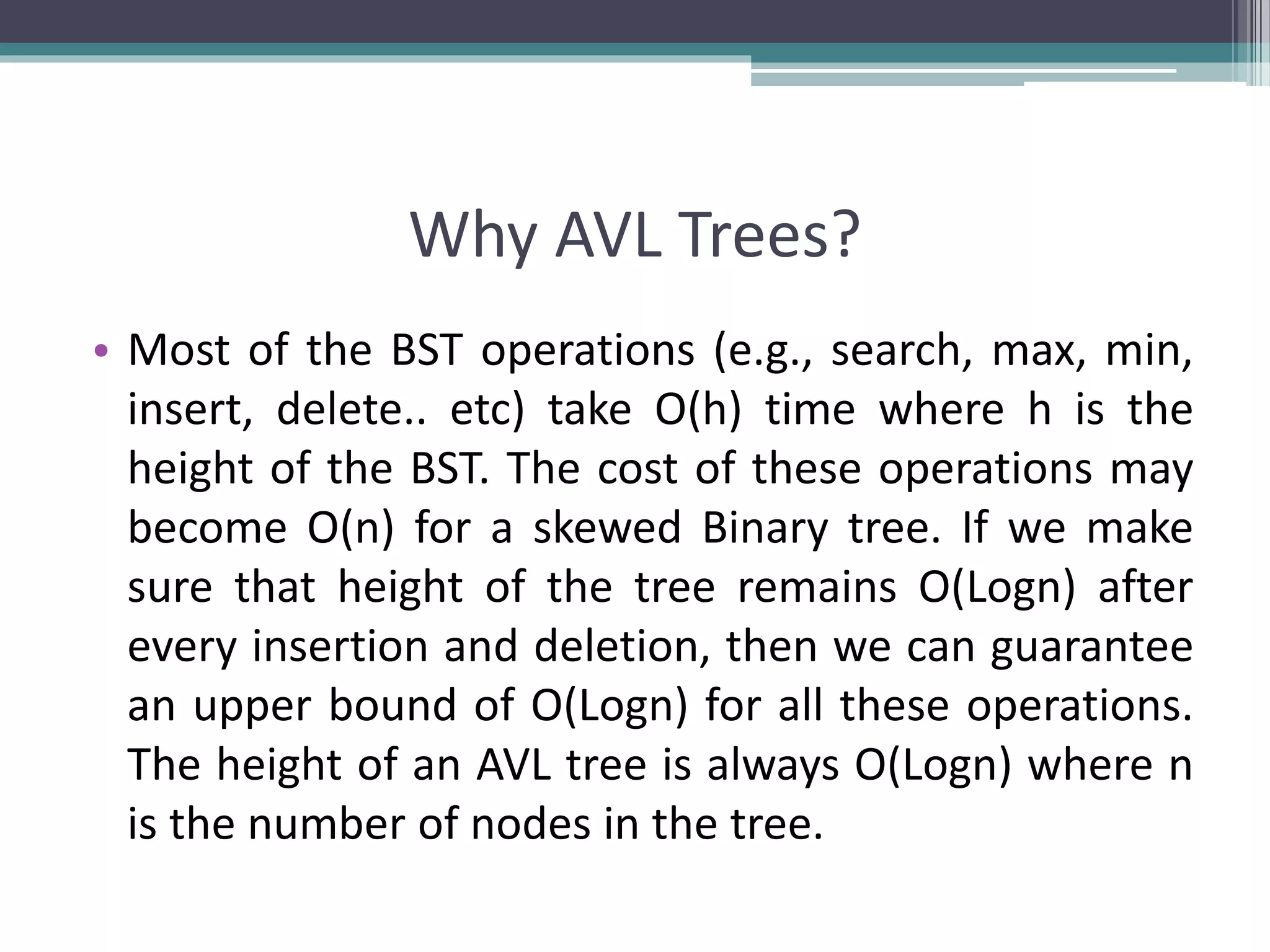 AVL Tree Data Structure | PPTX