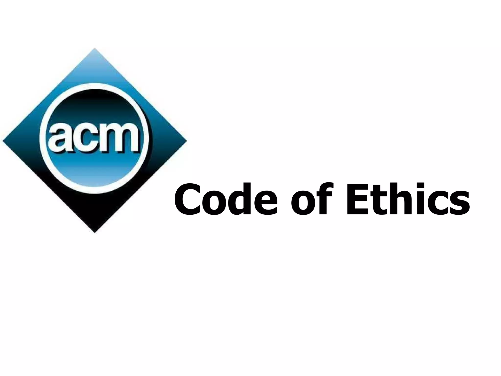 Code of Ethics 