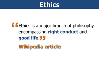 Ethics 