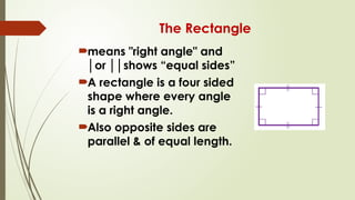Qudrilaterals.pptx Finding interior angles or Square and Rectangle | PPTX