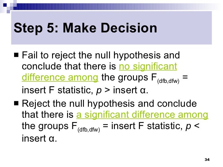 what does fail to reject null hypothesis mean