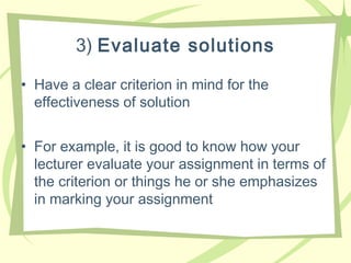Week 13 Problem Solving | PPT