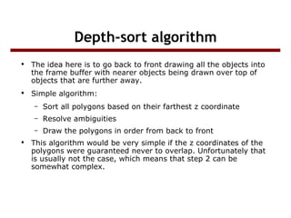 visible surface detection | PPT