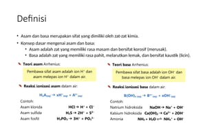 Basa Ridme Week 14_Asam Basa Materi Asam Basa Kimia Teknik | PPTX
