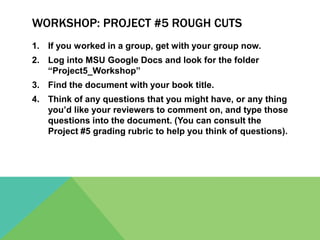 Papers Returned!It’s the last day of class!