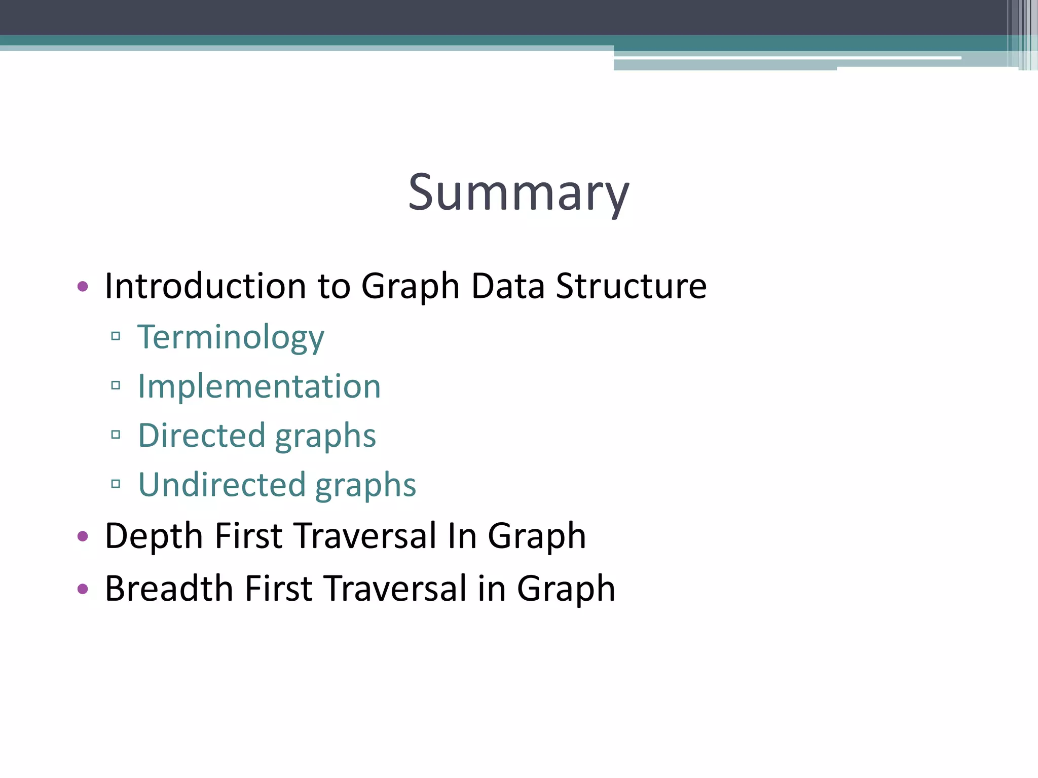 Graph Data Structure | PPTX | Computing | Technology & Computing