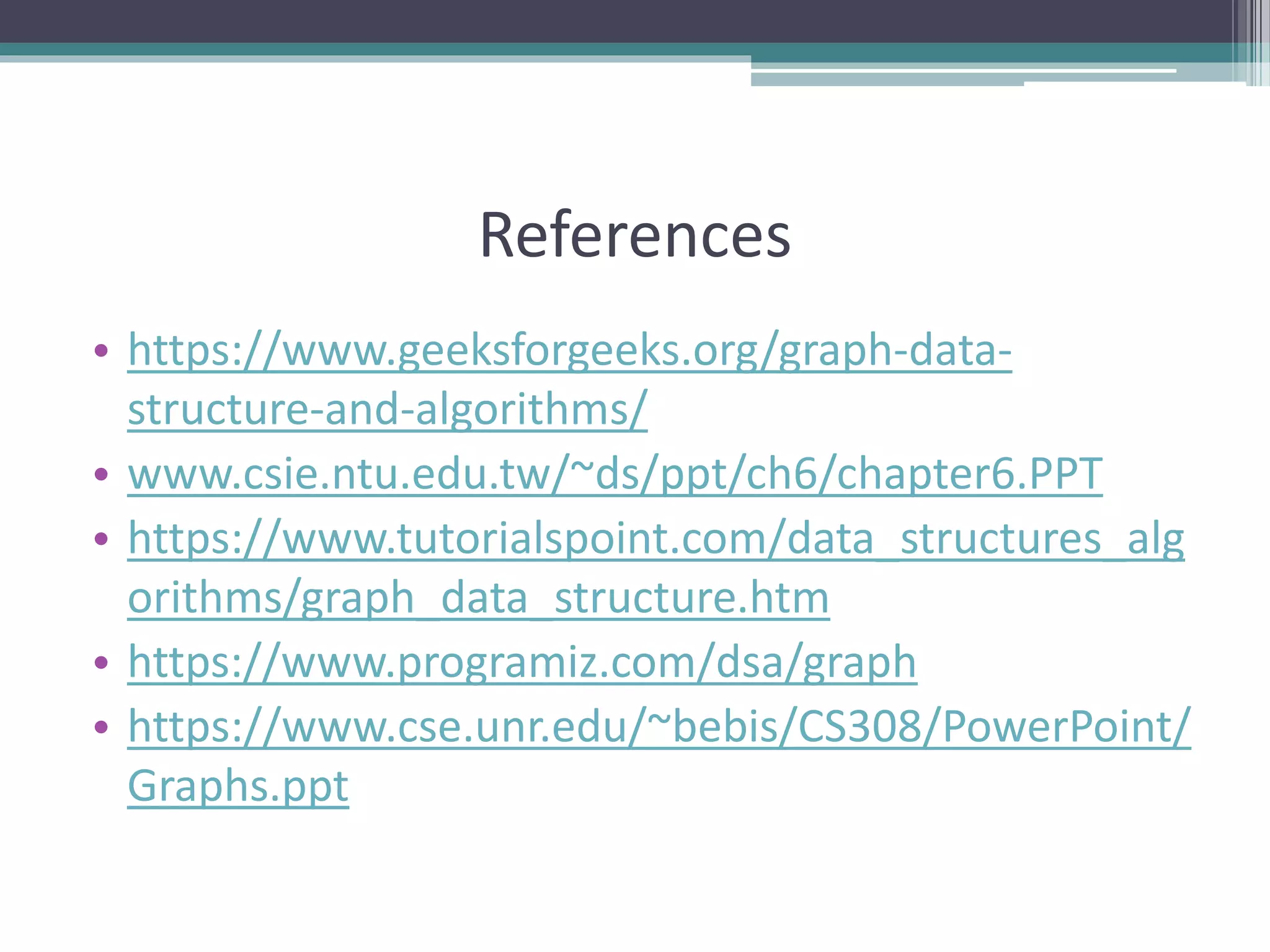 Graph Data Structure | PPTX