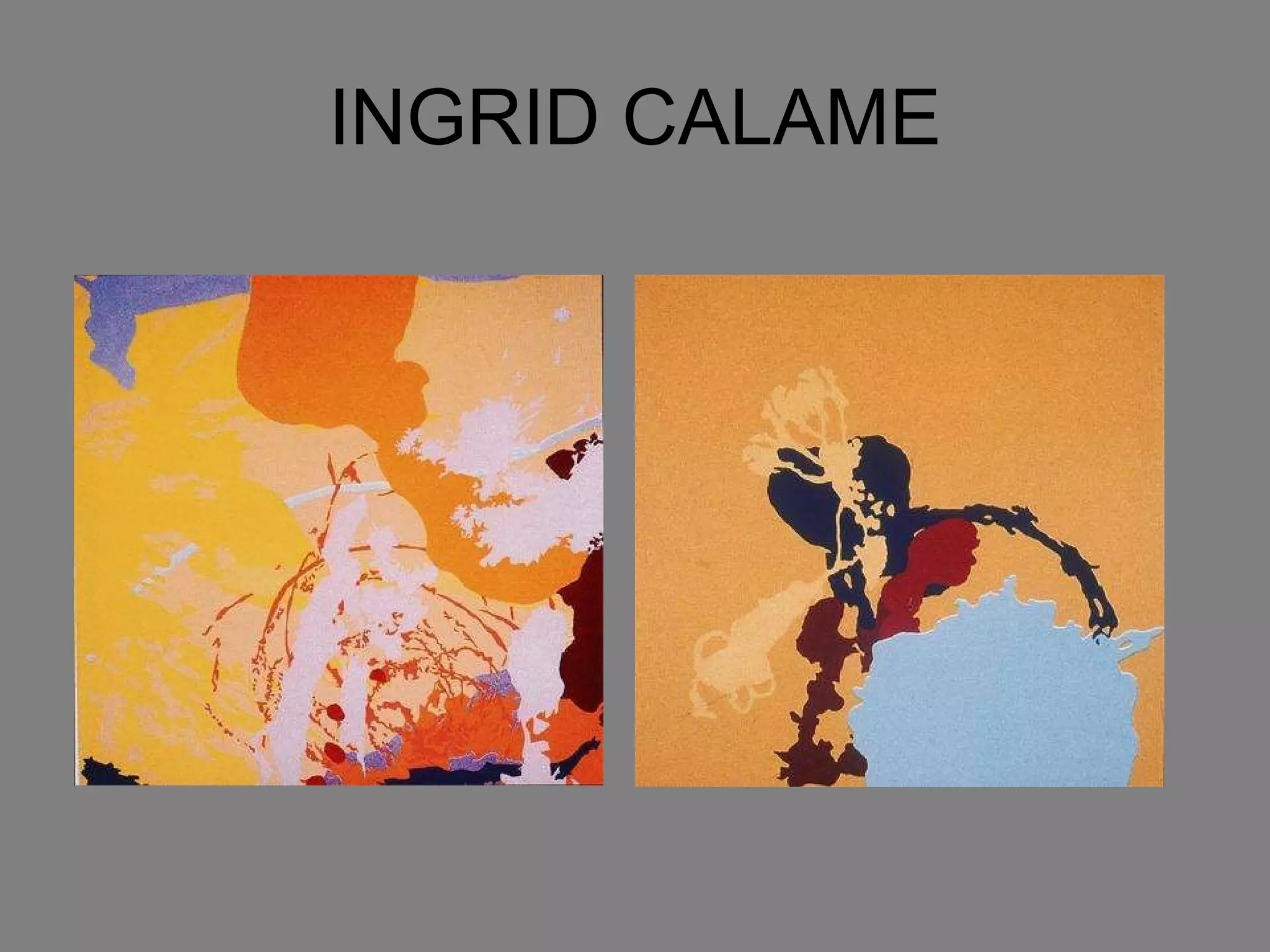 INGRID CALAME 