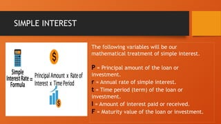 Simple Finance Rules Math Rates WEEK 15 MODULE 7 MATHEMATICS OF FINANCE.pptx