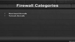 Information Security (Firewall)