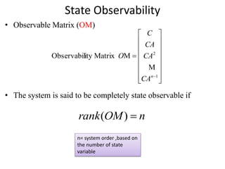 Observability Matrix Matlab , Matrix determinant – GDMJB