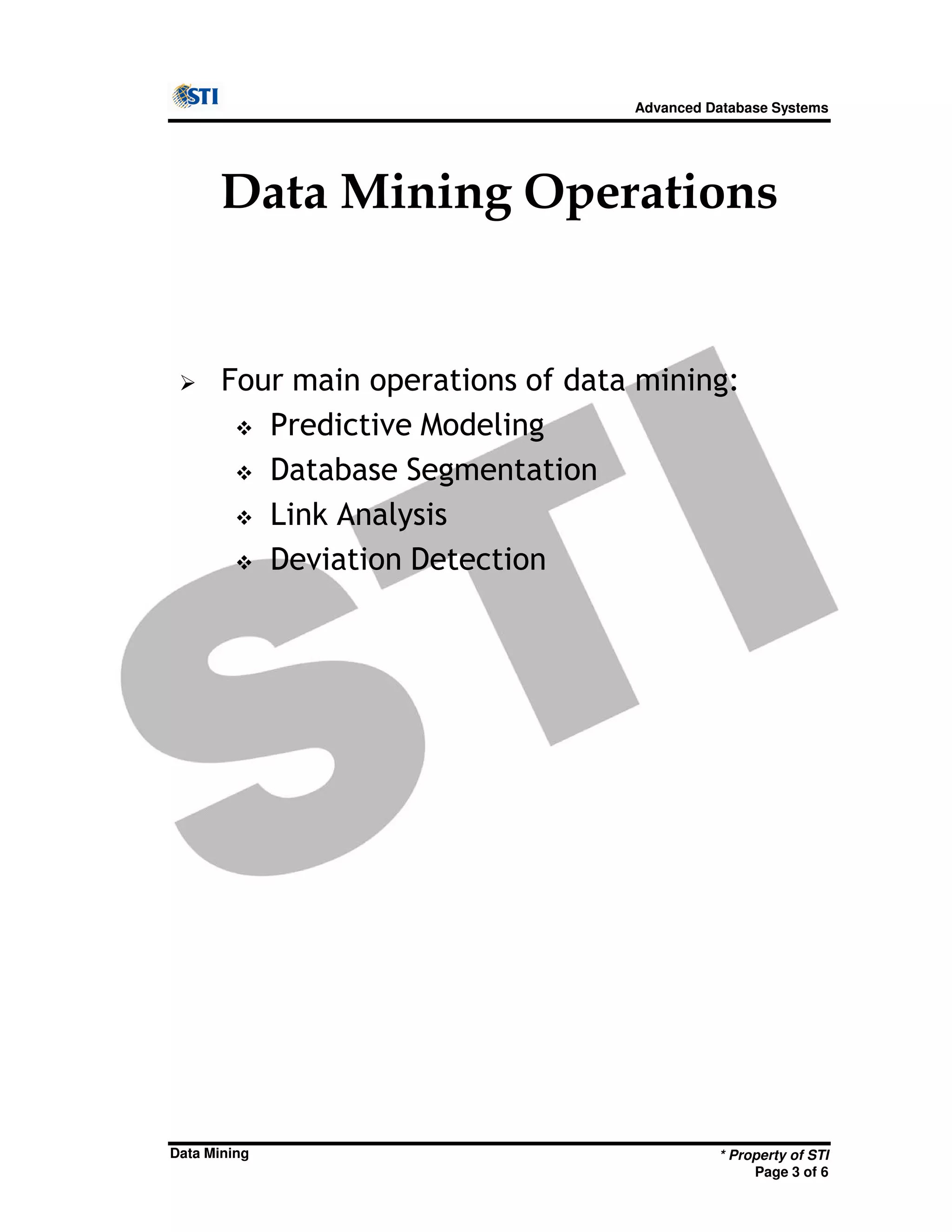 Data mining | PDF