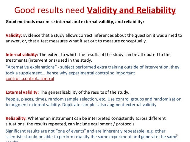 why is validity important in science
