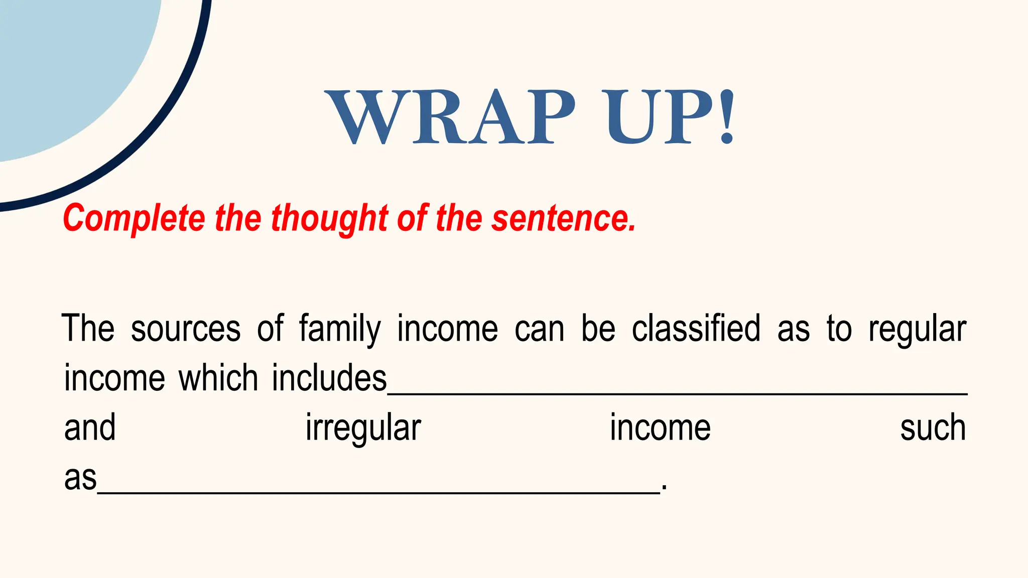 TLE 6 QUARTER 3 SOURCES OF FAMILY INCOME.pptx