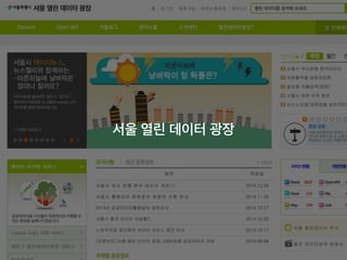 서울 열린 데이터 광장
 