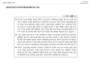 데이터 법률과 자원
- 정보공개 청구시 청구취지를 확인해야 하는 이유
 