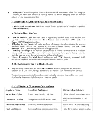The Architecture of Trust in Operating Systems: Monolithic, Microkernel ...