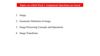 Comprehensive Fundamentals of Image Processing and Computer Vision ...