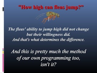 Education may fail us at times…but you 
are the master of your destiny. 
http://www.ted.com/talks/ken_robinson_changing_education_paradigms.html 
 
