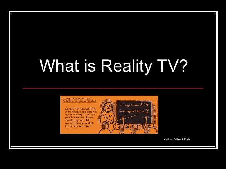 what is reality tv show what is reality tv show