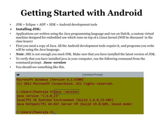 Android App development I | PPT