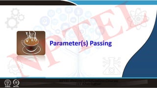 Parameter(s) Passing
NPTEL
 