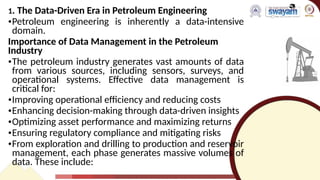 python for petroleum data analysis | pdf | python... Week 1 Lecture Materials.pptx Petroleum Python | PPTX