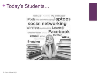 + Today’s Students…




© Chuck Kilfoye 2010
 