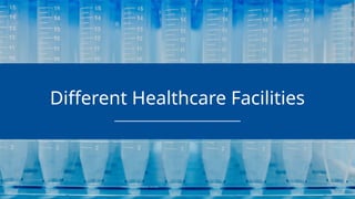 Different Healthcare Facilities
 