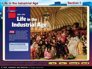 Life in the Industrial Age

Section 1

 