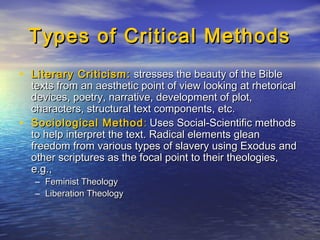 BI 103 Week 1 p pt biblical criticism | PPT